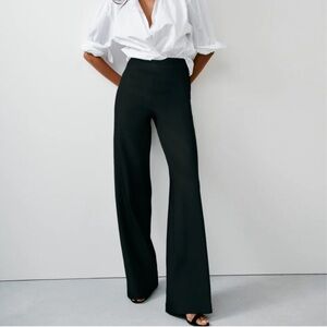 SPANX Black Wide Leg Pants